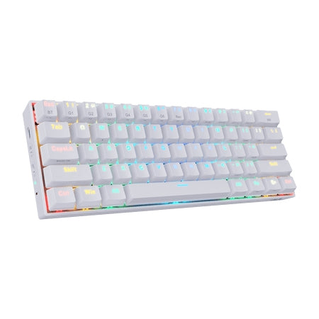 Teclado Mecánico Redragon Draconic White Inglés Blanco Rgb