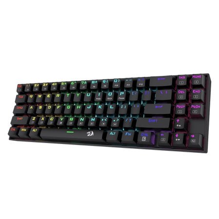 Teclado Mecánico Redragon Deimos Inglés Negro Rgb