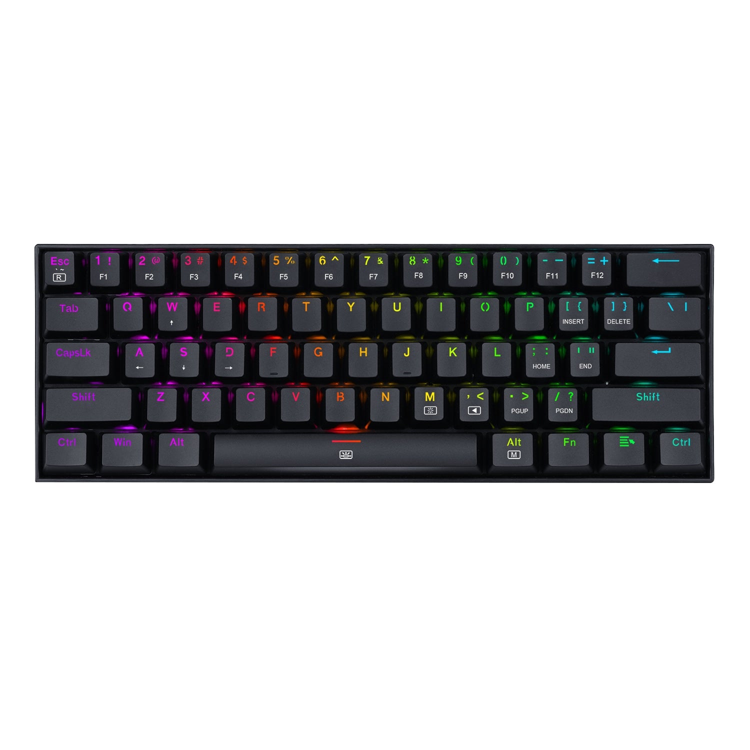 Teclado Gaming Redragon K630W-Rgb Blue Mecánico Dragonborn White