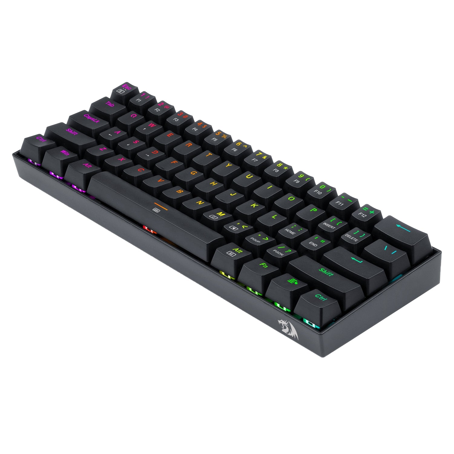 Teclado Gaming Redragon K630W-Rgb Blue Mecánico Dragonborn White