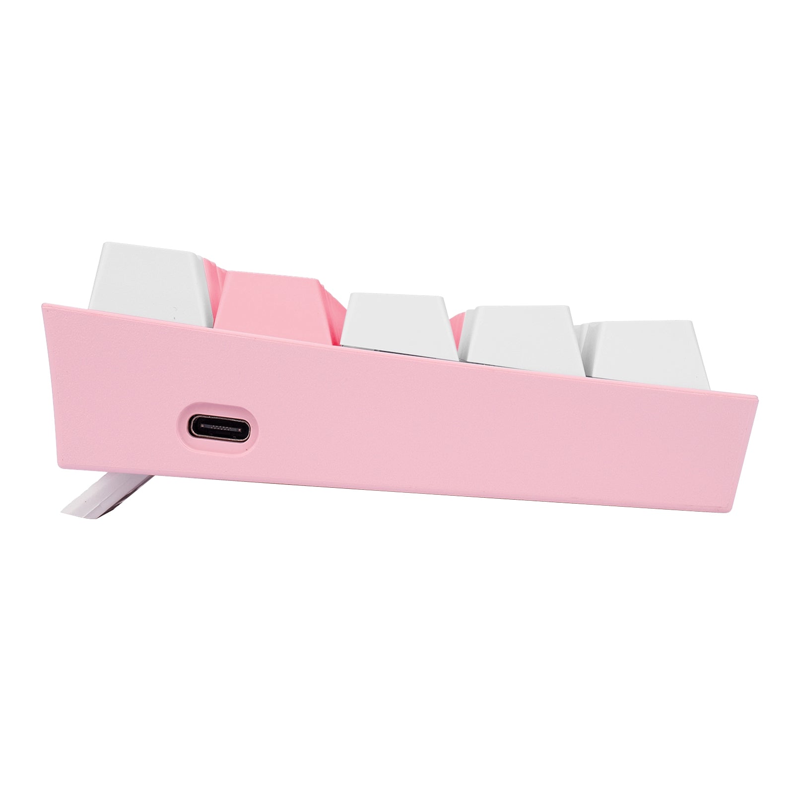 Teclado Mecánico Redragon Fizz Pro White/Pink Blanco Y Rosa