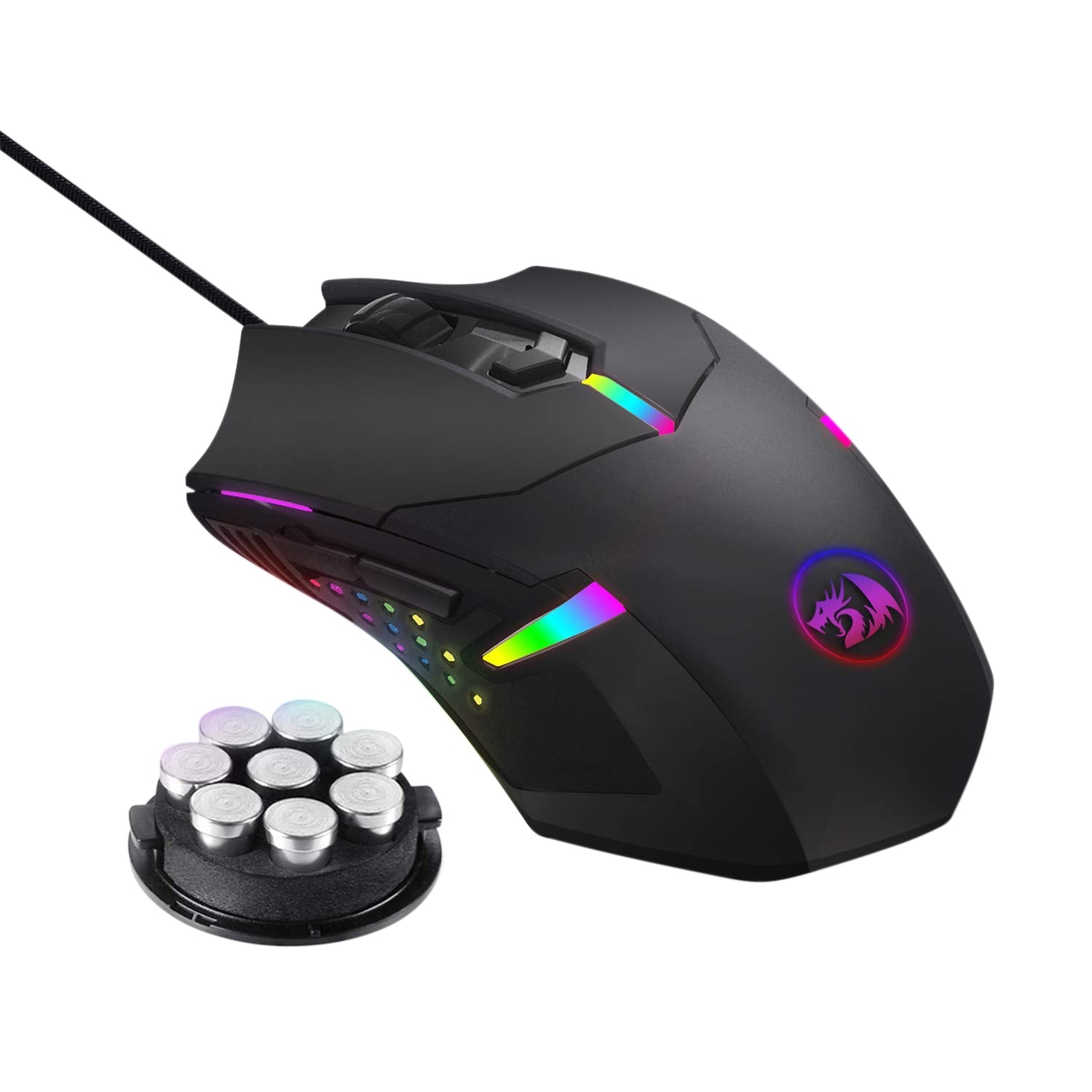 Mouse Redragon Centrophorus Rgb Negro