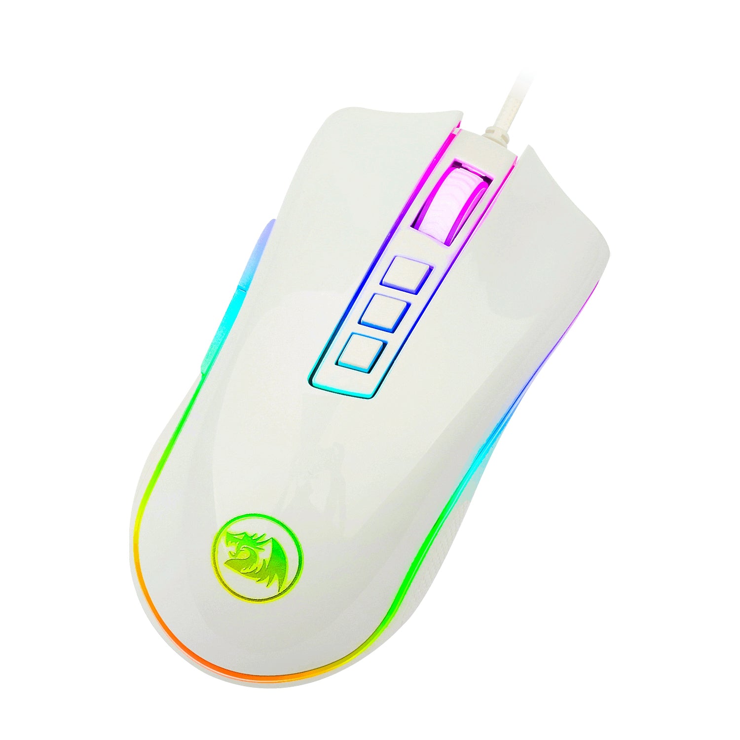 Mouse Redragon Cobra White Chroma Juego Blanco