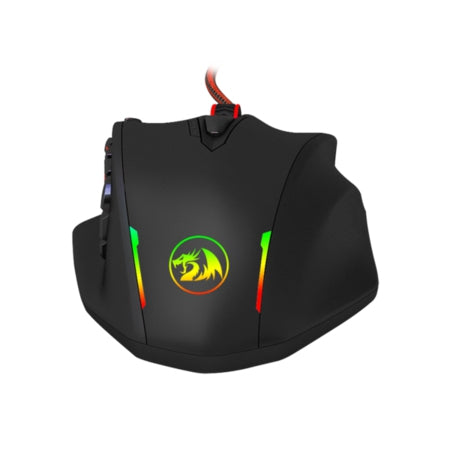 Mouse Redragon Impact Juego 12400 Dpi Negro