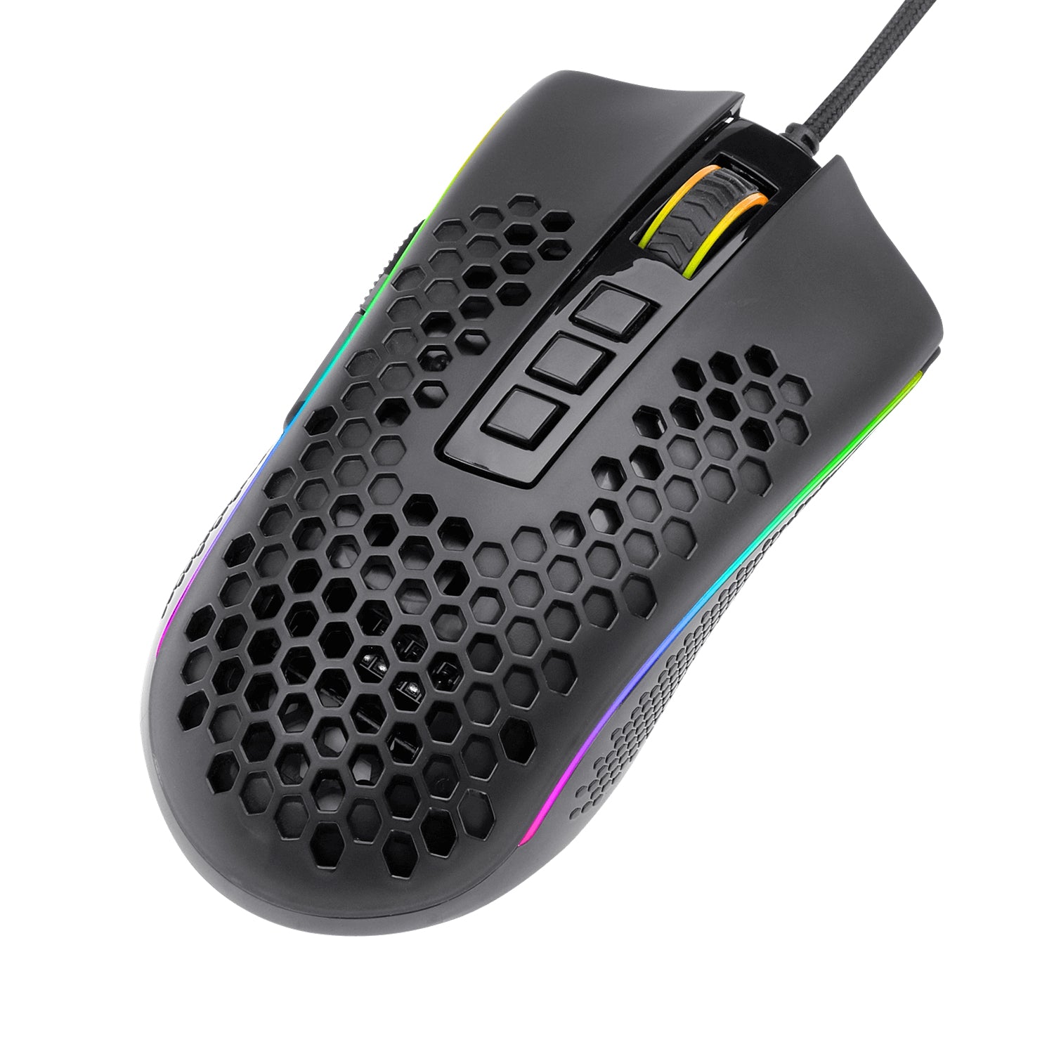 Mouse Redragon Storm Elite Negro 8 Botones Óptico