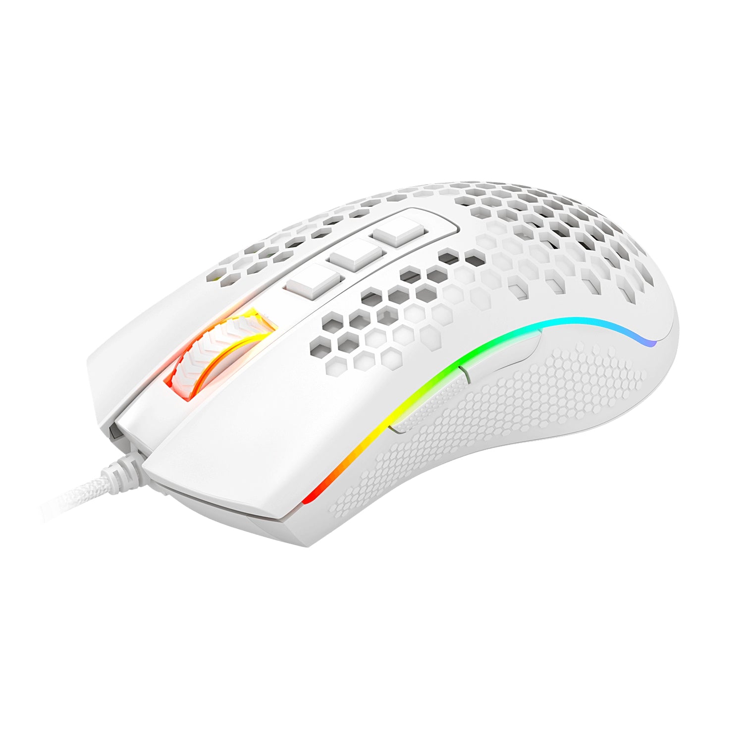 Mouse Redragon Storm Elite White Juego Blanco