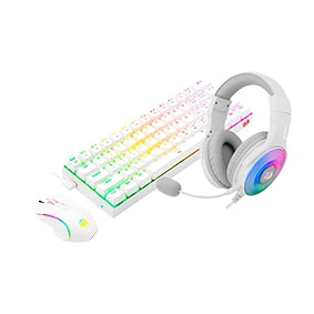 Combo Redragon S129W Juego Blanco