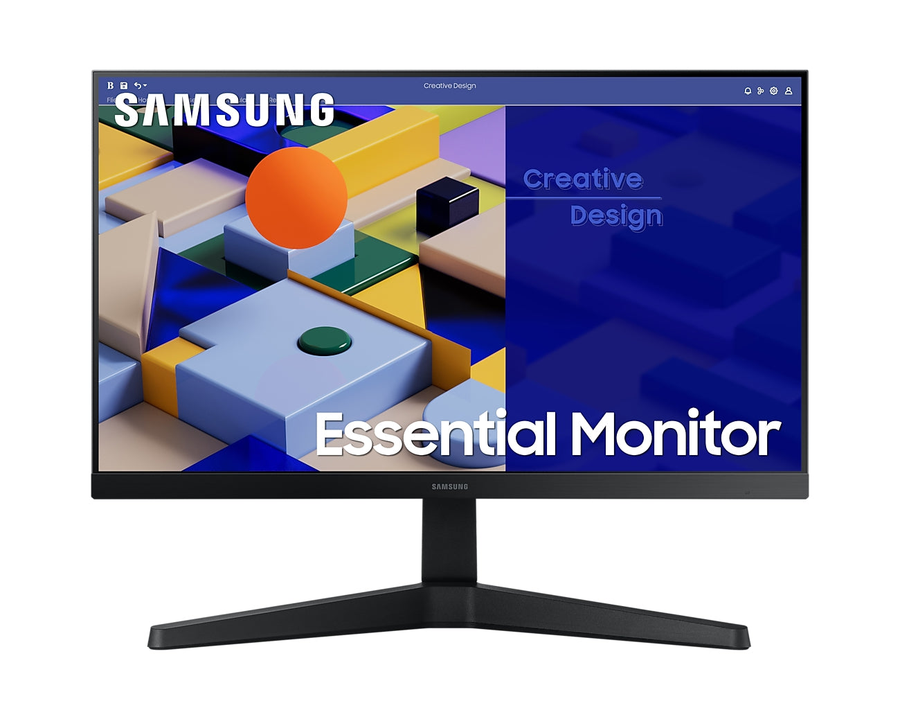 Monitor Samsung Ls22C310Ealxzx Flat Pulgadas Con Panel Ips Sin Bordes Fhd 75Hz 5Ms