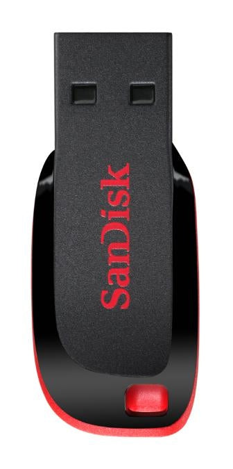 Memoria Flash Sandisk Cruzer Blade 128Gb Negro 2.0 (Sdcz50-128G-B35)