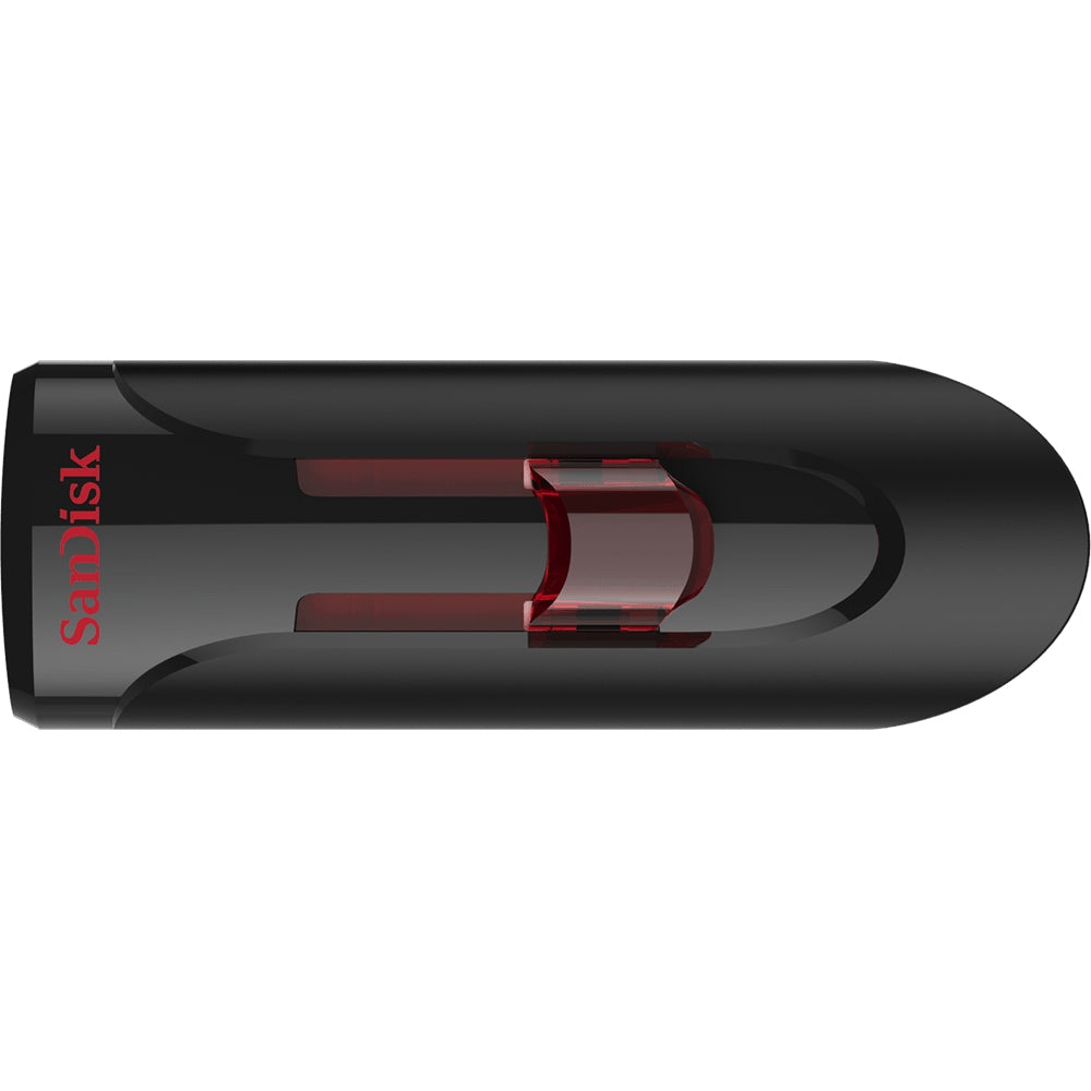 Memoria Sandisk 16Gb Usb 3.0 Cruzer Glide Z600 Negro C/Rojo