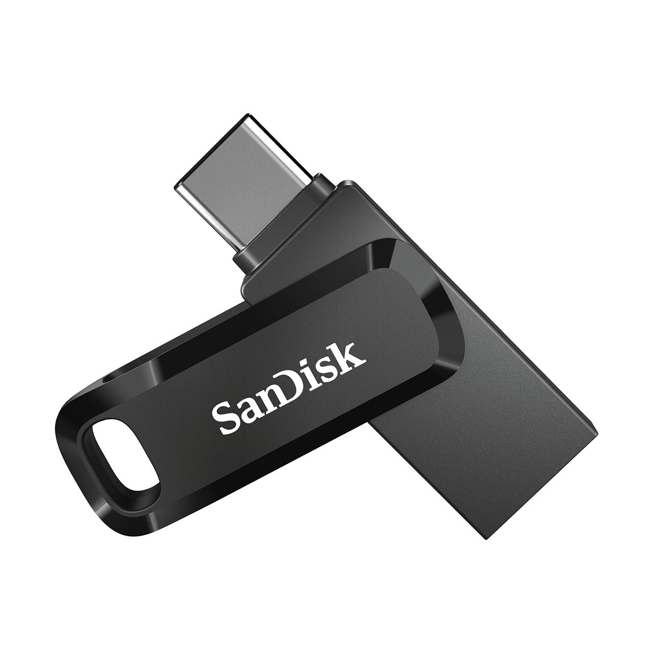 Memoria Sandisk Ultra Dual Drive Go Usb 128Gb Tipo-C / Usb 3.1 Velocidad De Lectura 150Mb/S Color Negro