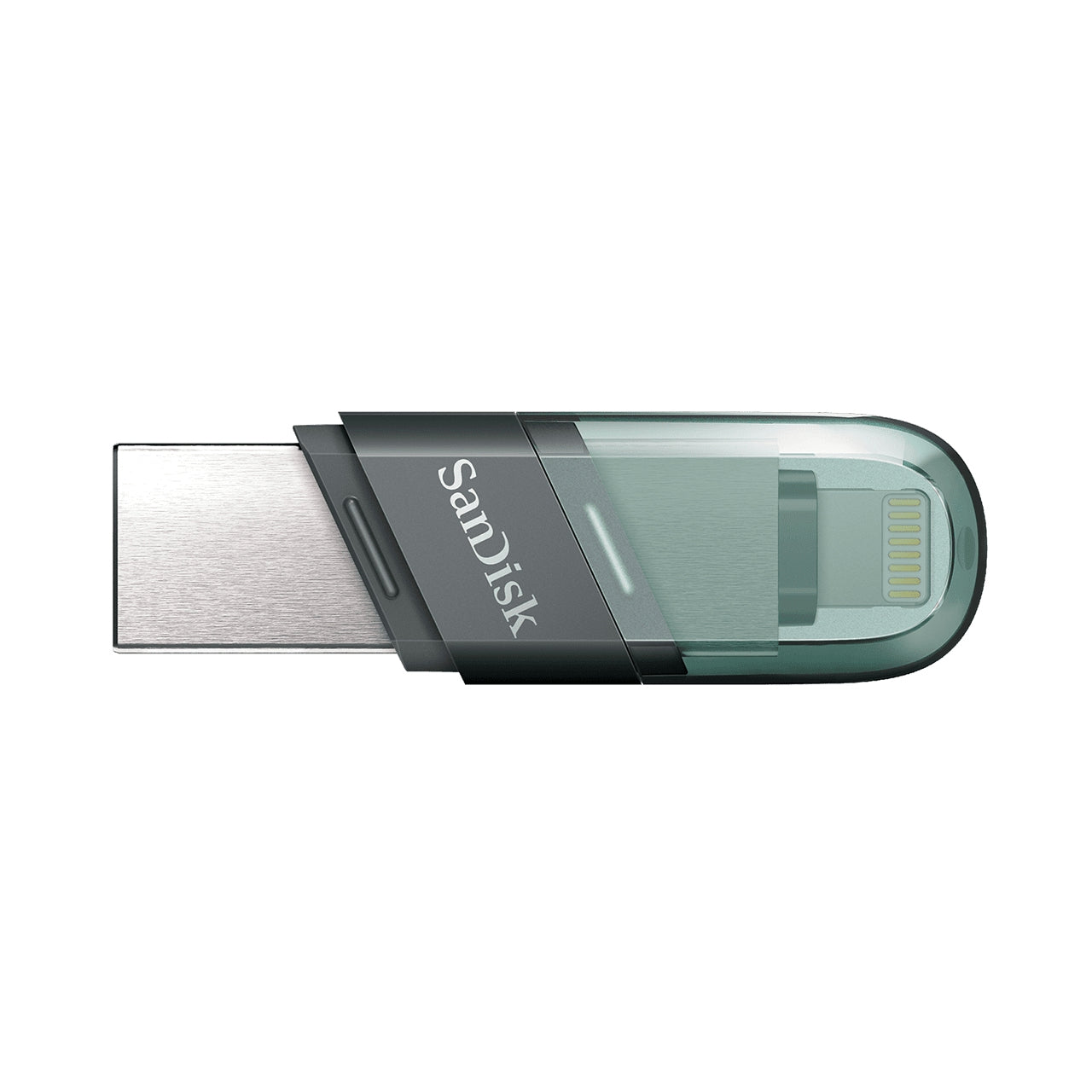 Memoria Sandisk 128Gb Ixpand Flash Drive Flip Para Iphone/Ipad Lightning/Usb 3.1 Metálica Con Tapa De Plástico