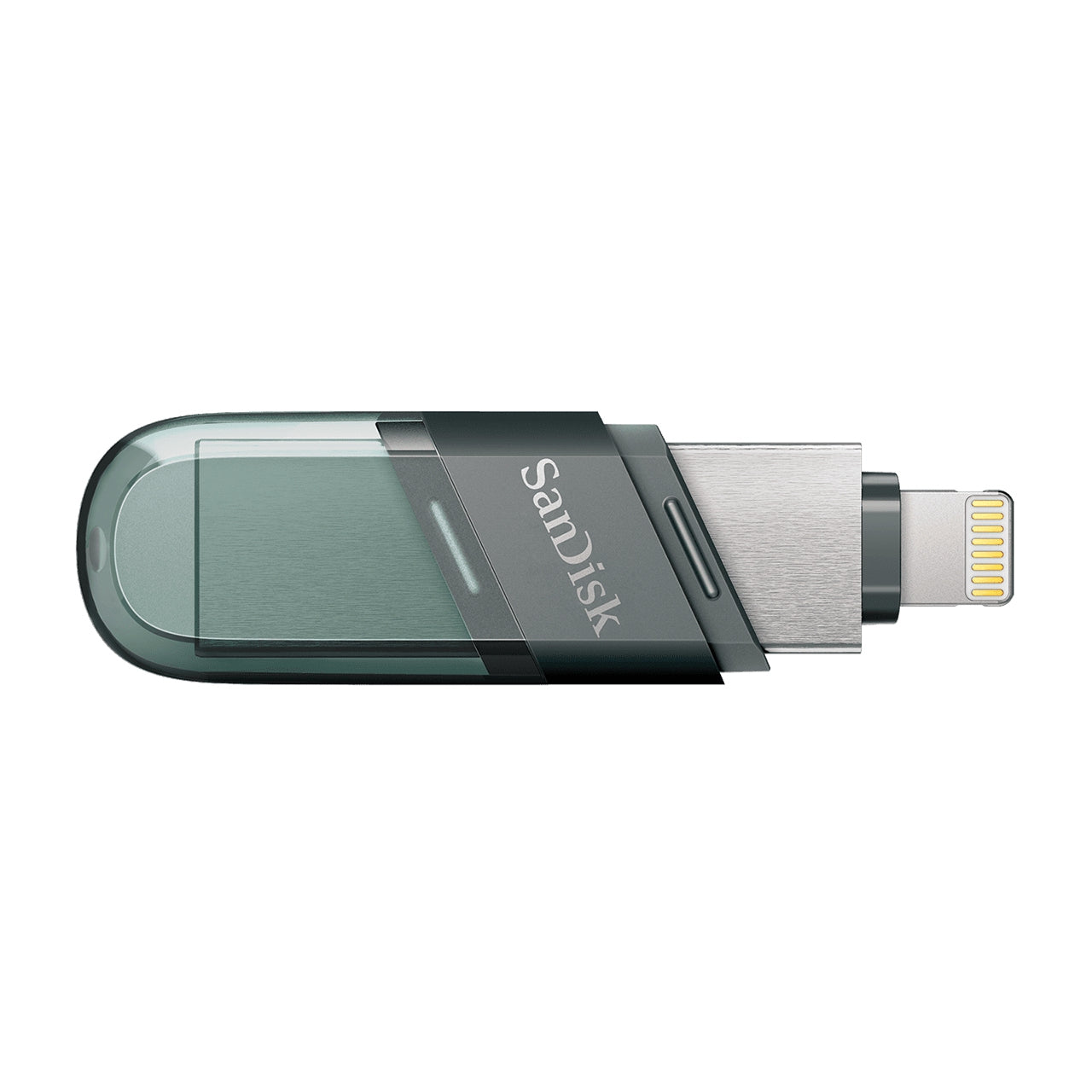 Memoria Sandisk 128Gb Ixpand Flash Drive Flip Para Iphone/Ipad Lightning/Usb 3.1 Metálica Con Tapa De Plástico