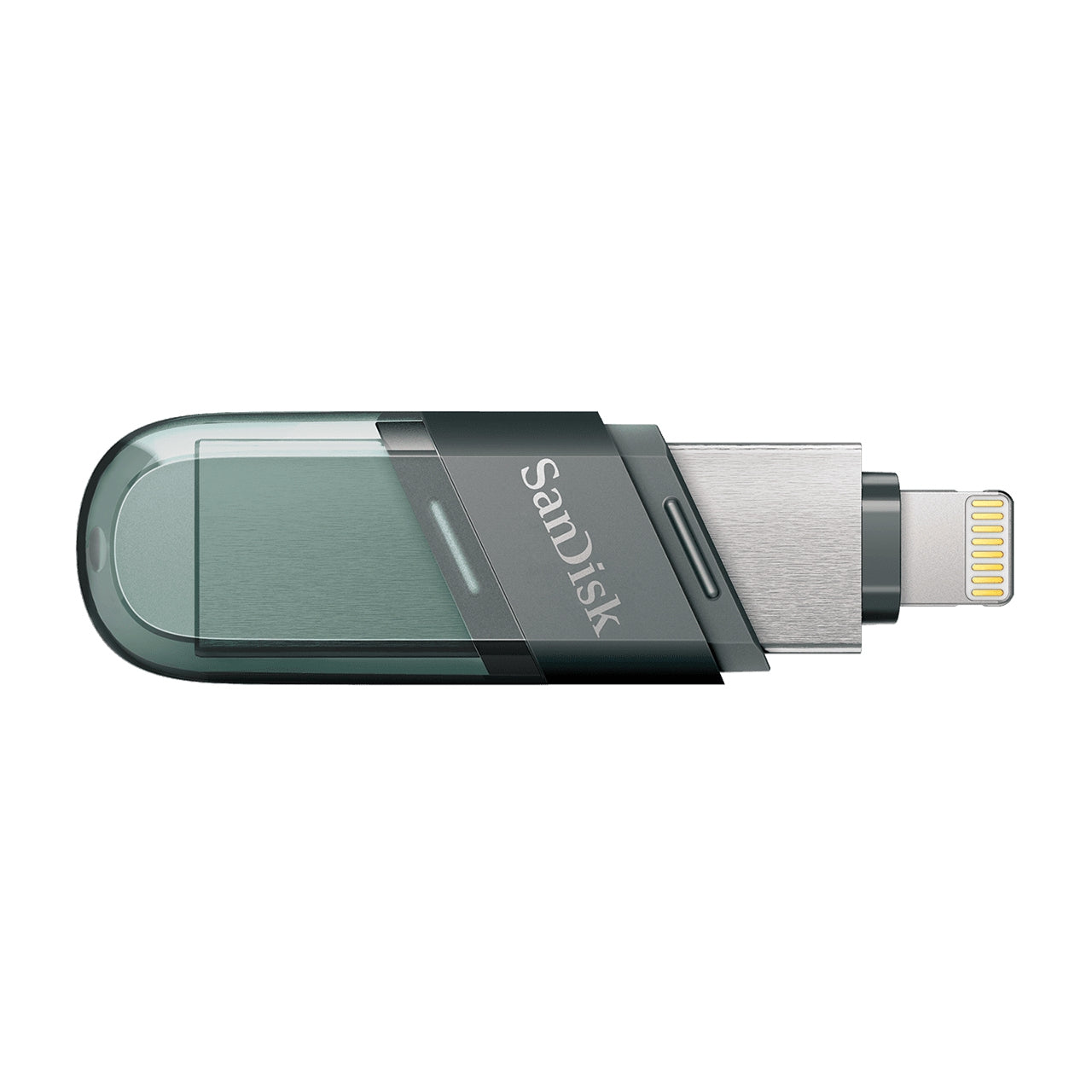 Memoria Sandisk 256Gb Ixpand Flash Drive Flip Para Iphone/Ipad Lightning/Usb 3.1 Metálica Con Tapa De Plástico