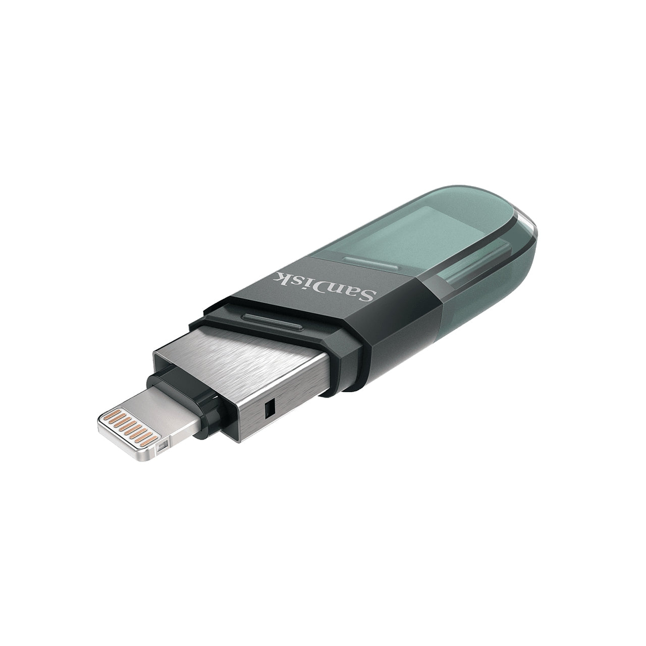 Memoria Sandisk 256Gb Ixpand Flash Drive Flip Para Iphone/Ipad Lightning/Usb 3.1 Metálica Con Tapa De Plástico