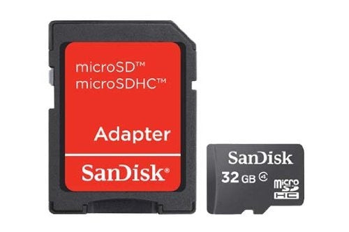 Memoria Sandisk 32Gb Micro Sd Clase 4 C/Adaptador