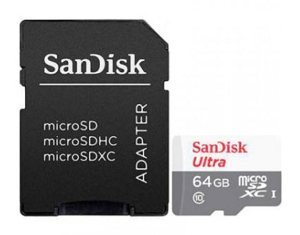 Memoria Sandisk Micro Sdxc Ultra 64Gb Cl10 (Sdsqunr-064G-Gn3Ma)