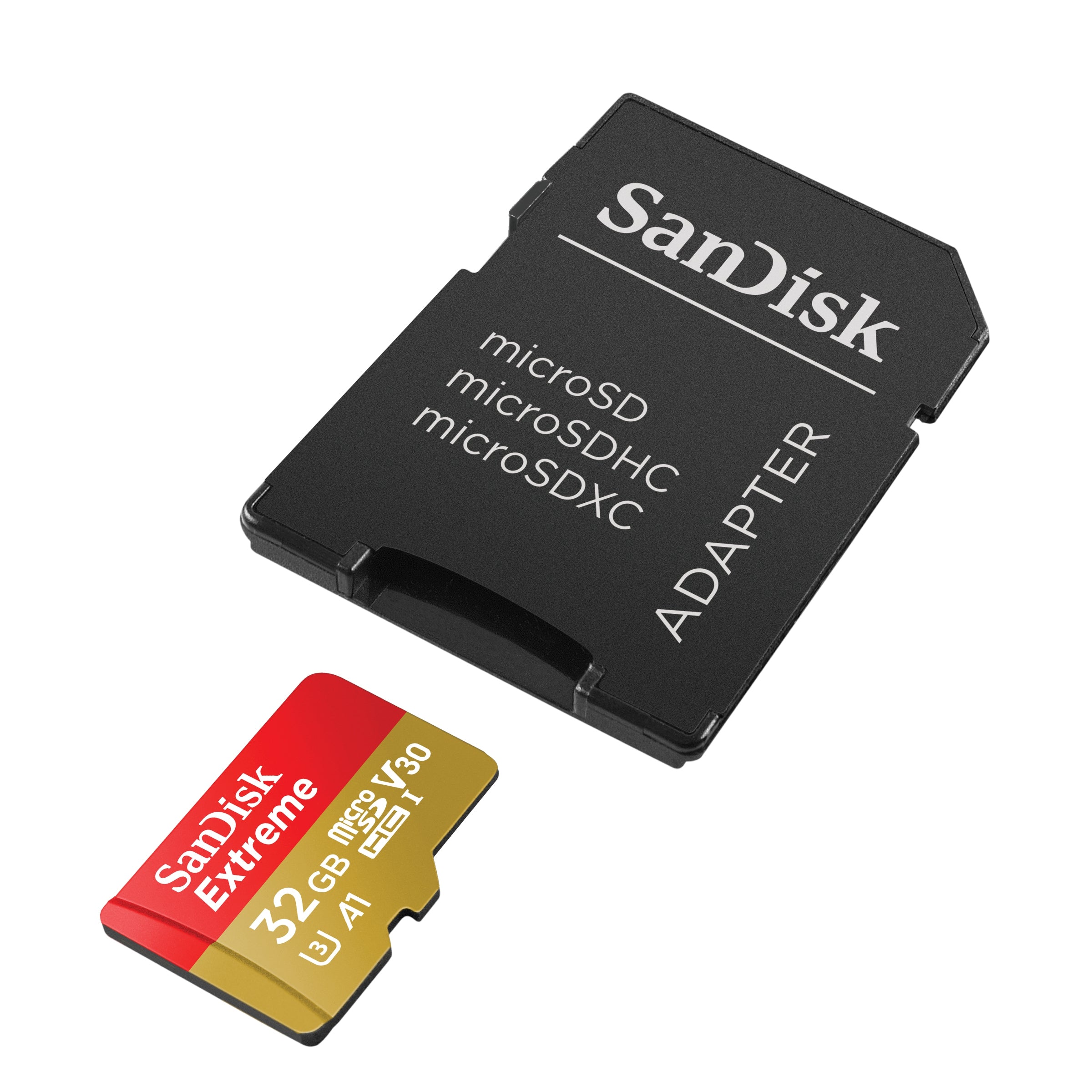 Memoria Sandisk Extreme 32Gb Micro Sdhc 100Mb/S 4K Clase 10 A1 V30 C/Adaptador