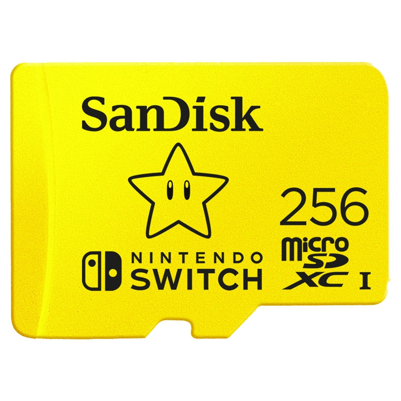 Memoria Sandisk 256Gb Micro Sdxc Nintendo Switch 100Mb/S 4K Full Hd U3 V30