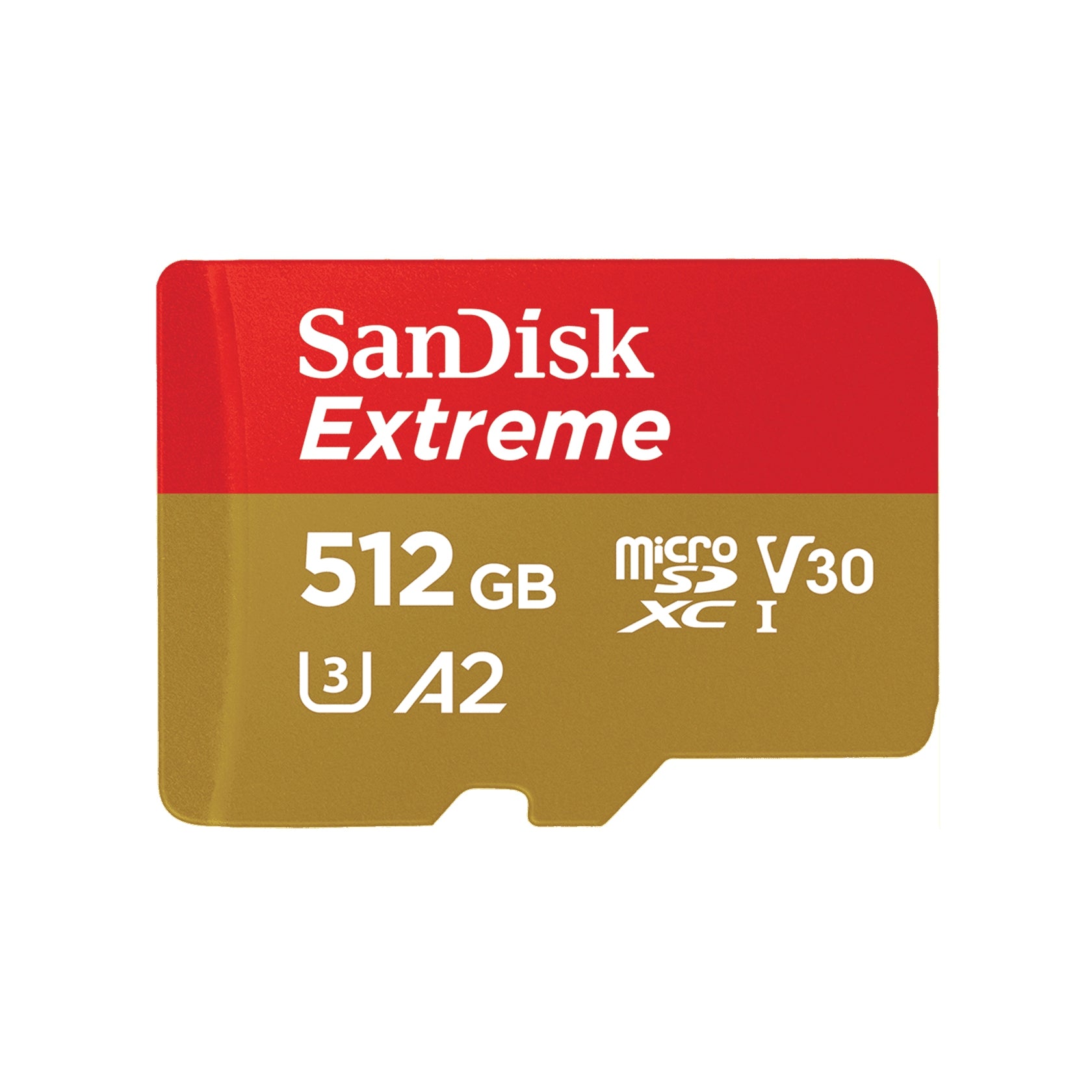 Memoria Sandisk Extreme 512Gb Micro Sdxc 190Mb/S 4K Clase 10 A2 V30 C/Adaptador