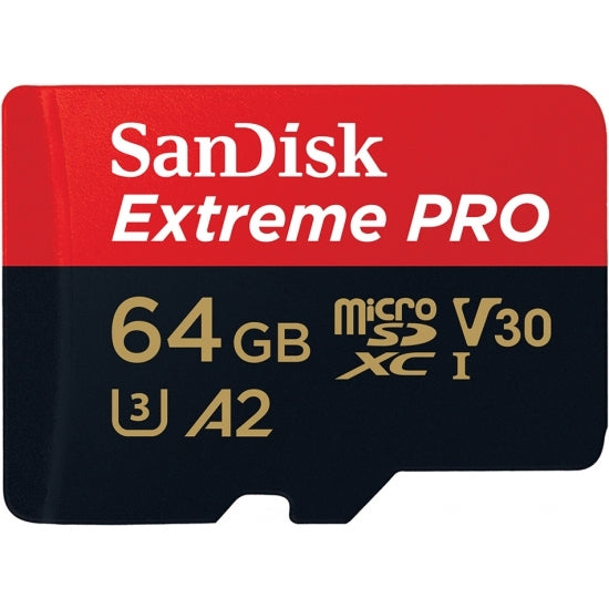 Memoria Sandisk Micro Sd Extreme Pro 64Gb V30 A2 (Sdsqxcy-064G-Gn6Ma)