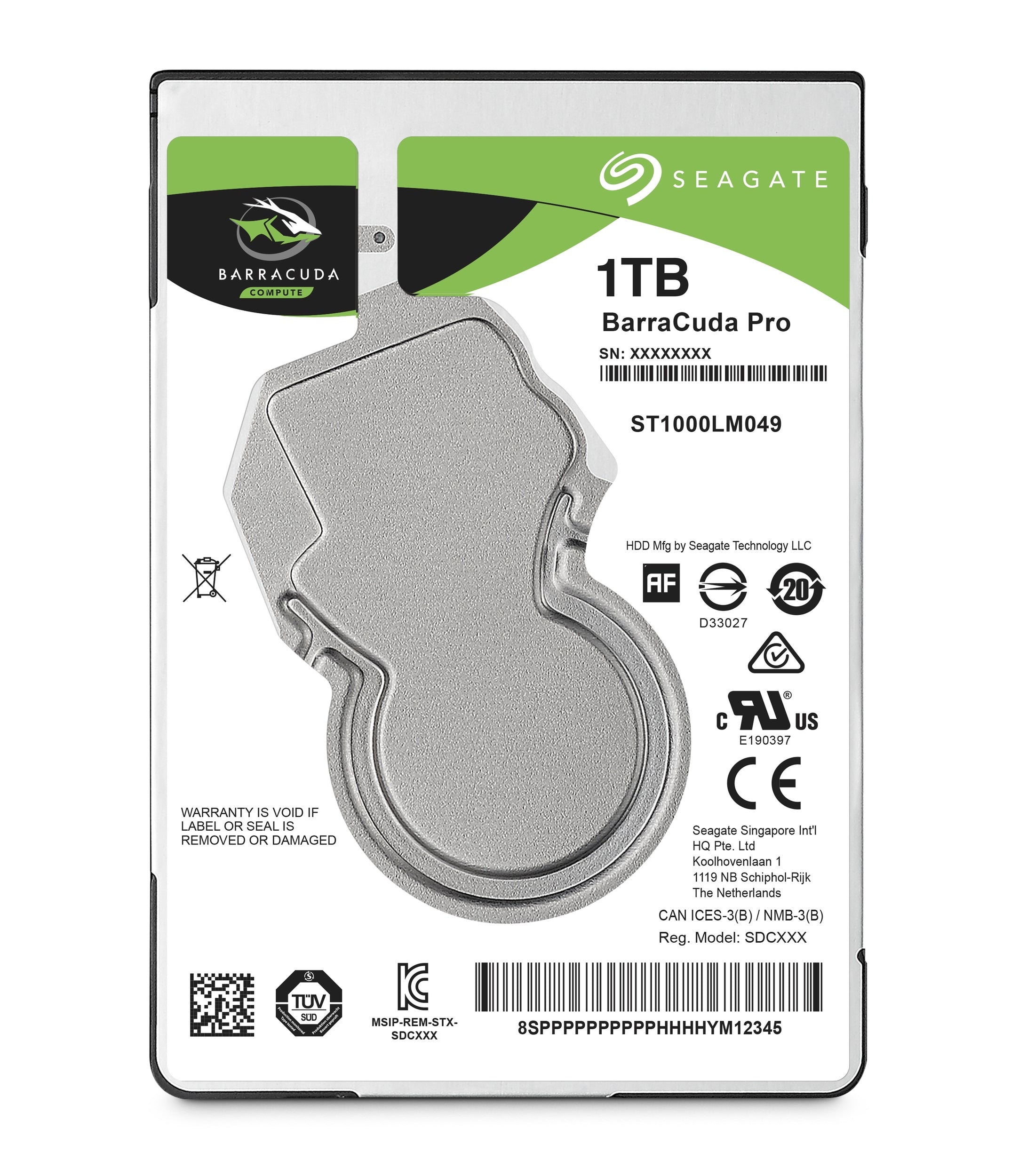 Disco Duro Seagate St1000Lm049 Tb Sata 7200 Rpm 2.5 Pulgadas