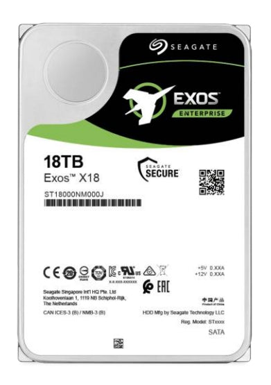 Disco Duro Seagate St18000Nm000J Modelo Exos 18Tb 7200Rpm Sata-Iii