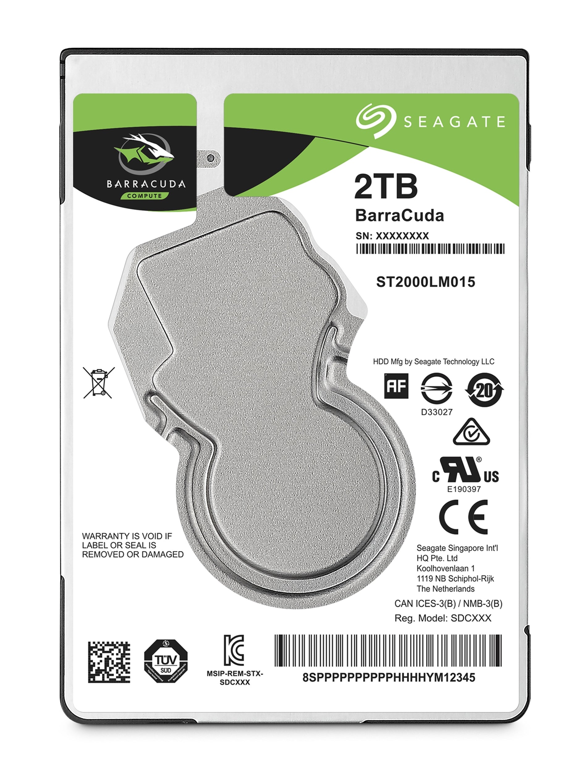 Disco Duro Seagate St2000Lm015 Tb Sata 5400 Rpm 2.5 Pulgadas