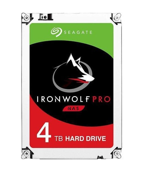 Dd Interno Seagate Ironwolf Pro 3.5 4Tb Sata3 6Gb/S 7200Rpm 128Mb 24X7 Hot-Plug P/Nas 1-24 Bahias