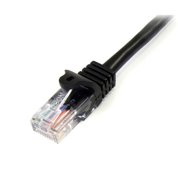 Cable De Red De 10M Negro Cat5E Ethernet Rj45 Sin Enganches - Latiguillo Snagless - Startech.Com Mod. 45Pat10Mbk