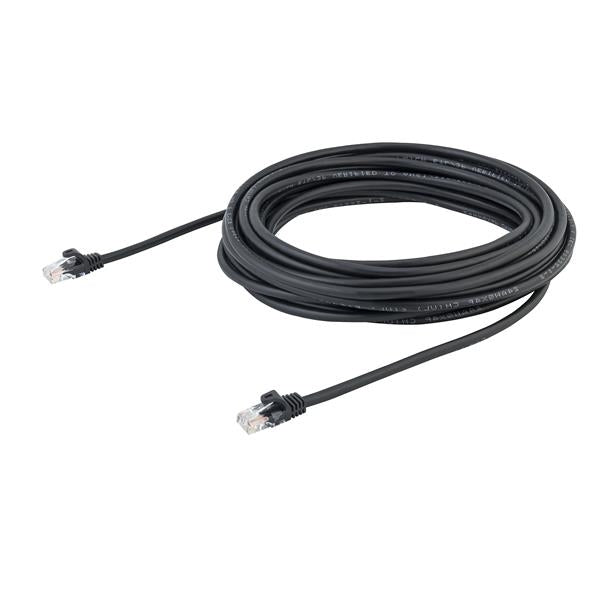 Cable De Red De 10M Negro Cat5E Ethernet Rj45 Sin Enganches - Latiguillo Snagless - Startech.Com Mod. 45Pat10Mbk