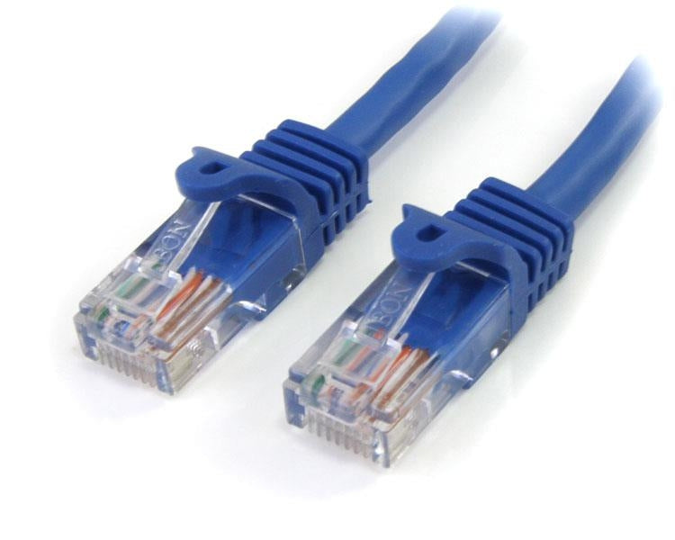 Cable De 5M De Red Ethernet Cat5E Rj45 Sin Traba Snagless - Azul - Startech.Com Mod. 45Pat5Mbl