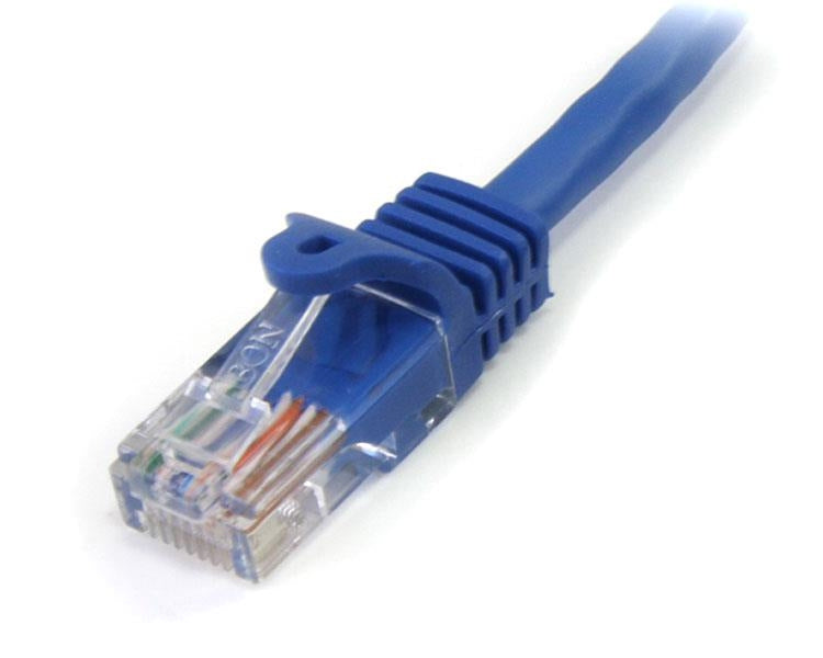 Cable De 5M De Red Ethernet Cat5E Rj45 Sin Traba Snagless - Azul - Startech.Com Mod. 45Pat5Mbl