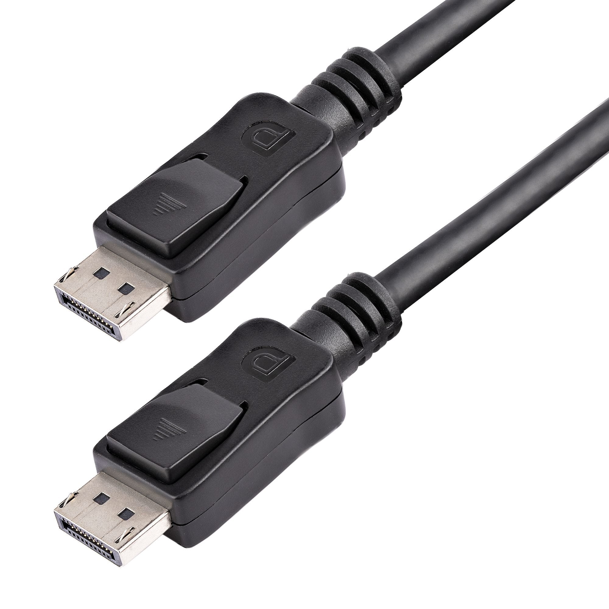 Cable De 5M Displayport 4K Mbr Con Cierre De Seguridad Mediante Mecanismo De Bloqueo - 2X Macho Dp - Latches - Negro - Startech.Com Mod. Displ5M