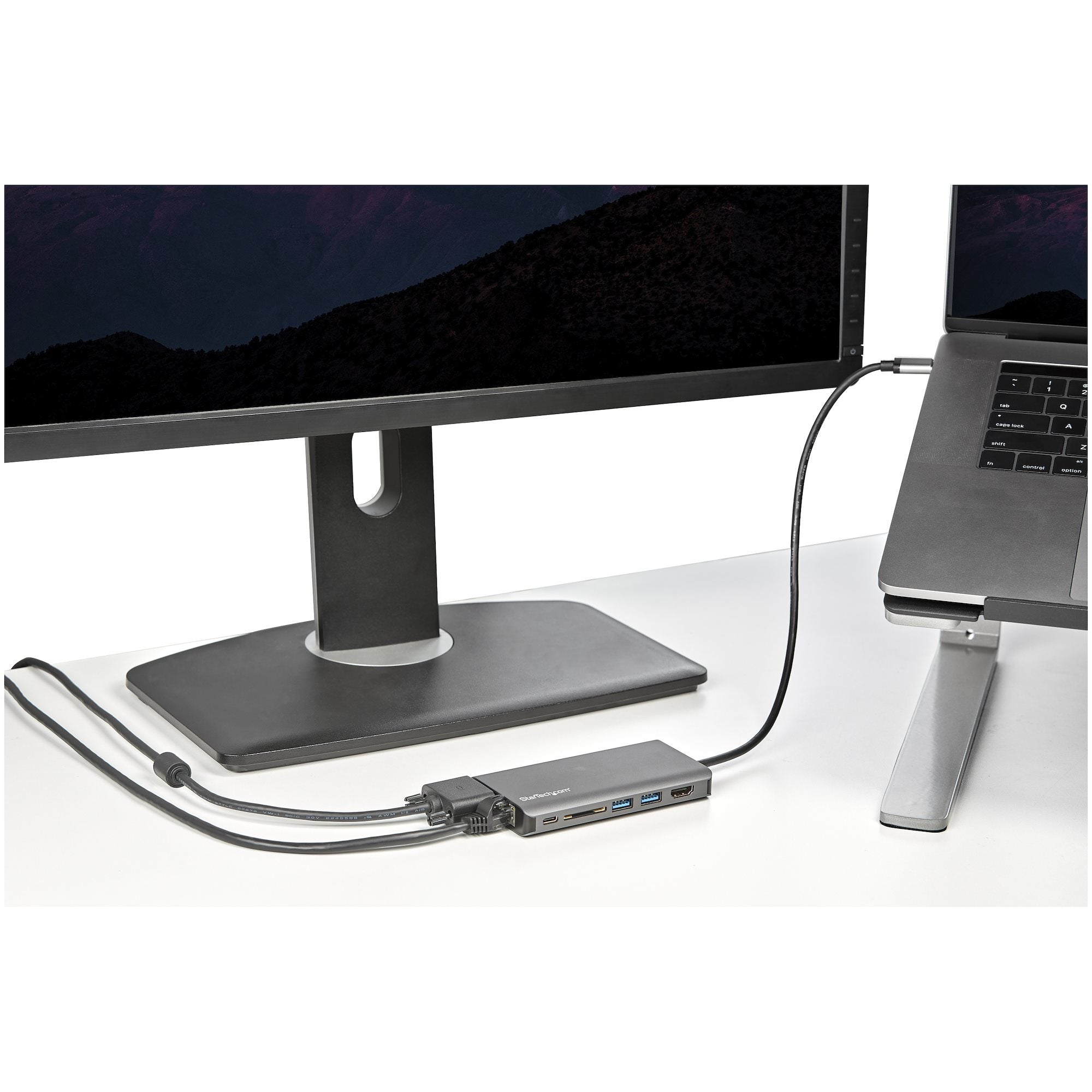 Docking Usb-C Multipuertos - Hdmi O Vga  - 100W Entrega De Alimentacion Pd - Cable De 30Cm - Lector De Sd (Dkt30Chvausp) - Startech.Com Mod. Dkt30Chvausp