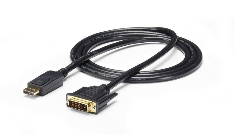 Cable 1.8M Adaptador De Video Displayport A Dvi - Convertidor - Mini Dp Macho - Dvi-D Macho - 1920X1200 - Pasivo - Negro - Startech.Com Mod. Dp2Dvi2Mm6