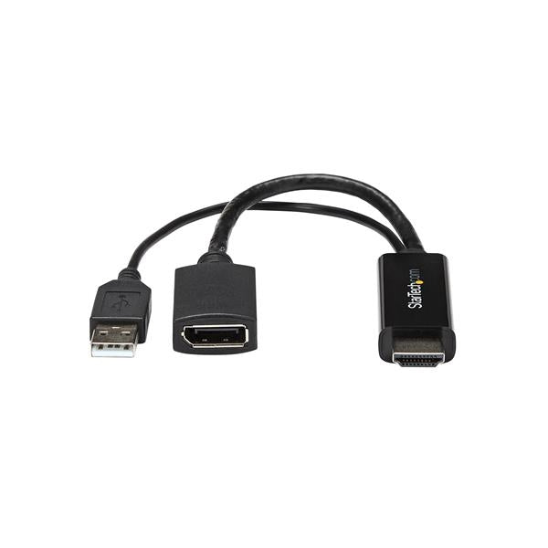 Convertidor Hdmi A Displayport - Adaptador 4K Alimentado Por Usb - Startech.Com Mod. Hd2Dp