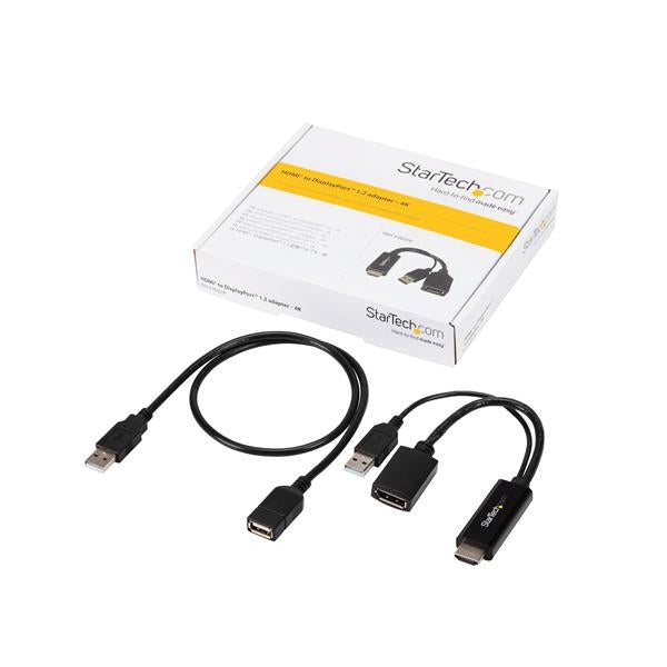 Convertidor Hdmi A Displayport - Adaptador 4K Alimentado Por Usb - Startech.Com Mod. Hd2Dp