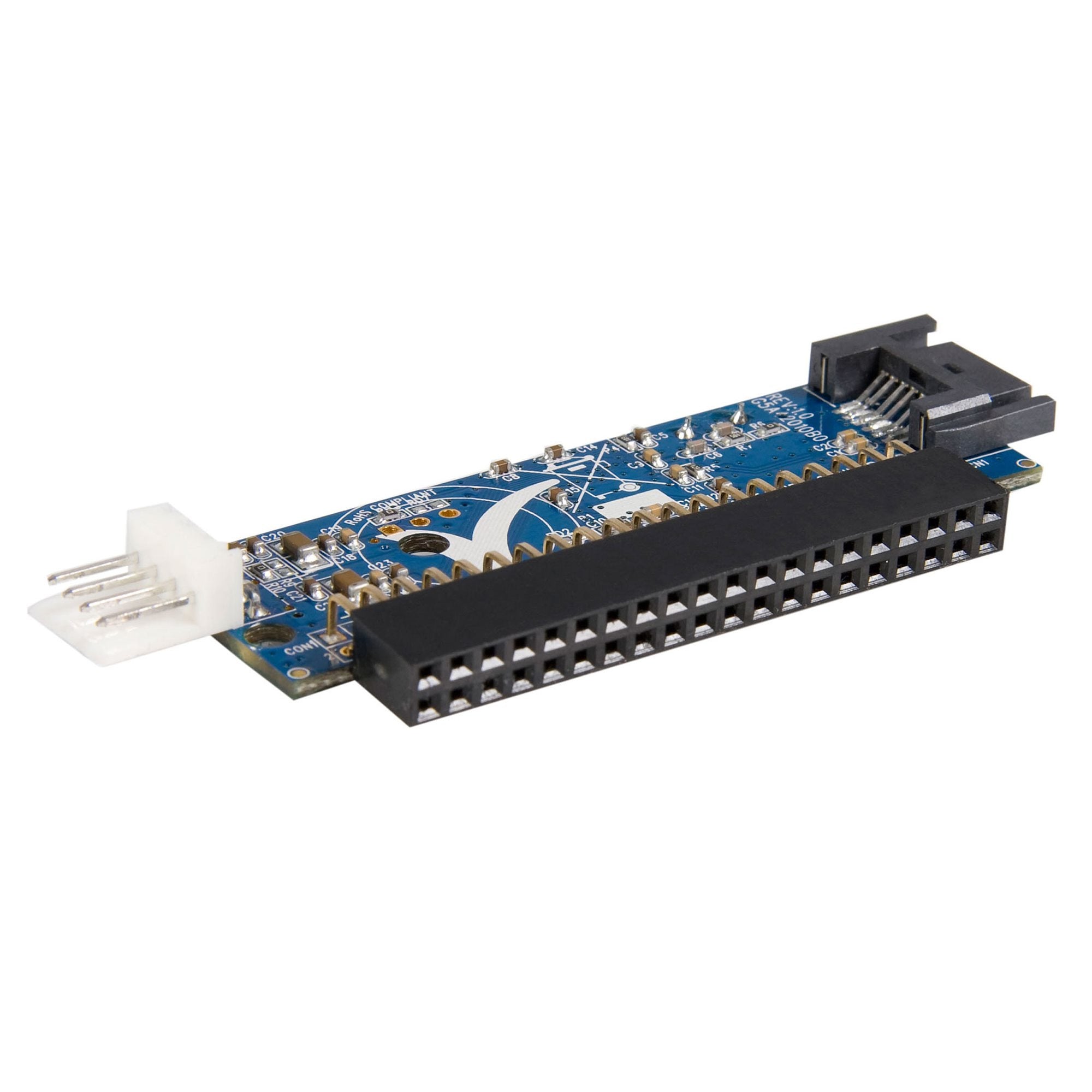 Convertidor Adaptador Ide Ata De 40 Pines A Sata De 2.5In Y 3.5 Pulgadas Solo Datos - 1X Ide Macho - 1X Sata Datos - Startech.Com Mod. Ide2Sat25