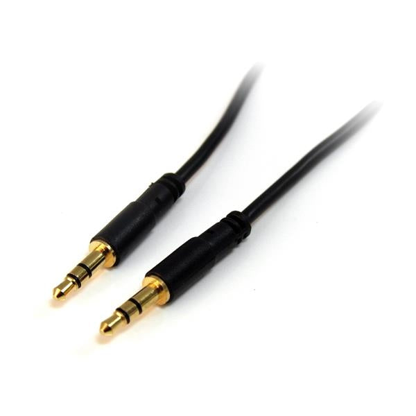 Cable 91Cm Slim Delgado De Audio Estéreo Mini Jack Plug 3.5Mm - Macho A Macho - Startech.Com Mod. Mu3Mms