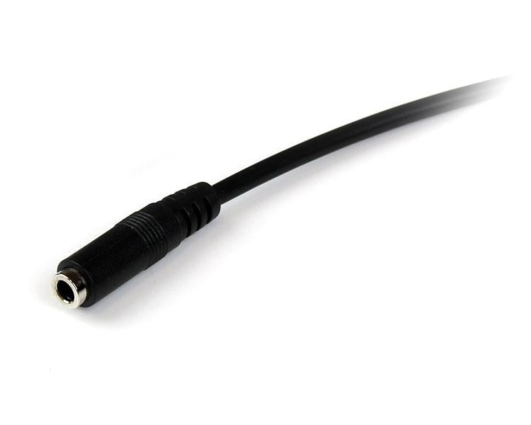 Cable De 2M Extensor De Audífonos Y Diadema Headset Mini-Jack Con Plug De 3.5Mm Y 4 Pines Macho A Hembra - Startech.Com Mod. Muhsmf2M