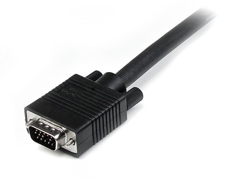 Cable De Video Vga De 2M Para Monitor De Computadora - Hd15 Macho A Macho - Negro - Startech.Com Mod. Mxtmmhq2M