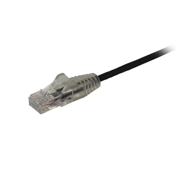 Cable De 30Cm De Red Ethernet Cat6 Delgado Sin Enganches - Cable De Red Snagless - Negro - Startech.Com Mod. N6Pat1Bks