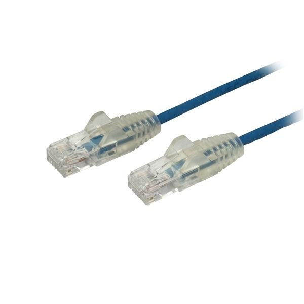 Cable De 30Cm De Red Ethernet Cat6 Delgado Sin Enganches - Cable De Red Snagless - Azul - Startech.Com Mod. N6Pat1Bls