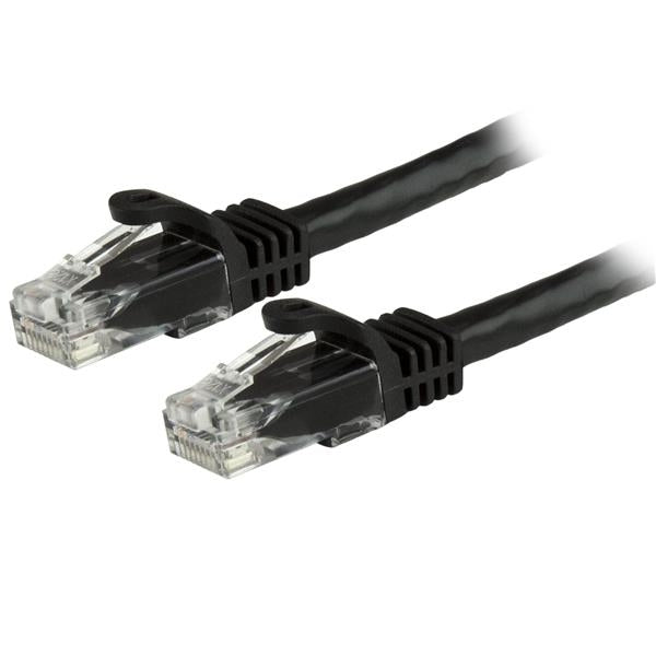 Cable De Red De 30Cm Negro Cat6 Utp Ethernet Gigabit Rj45 Sin Enganches - Startech.Com Mod. N6Patch1Bk