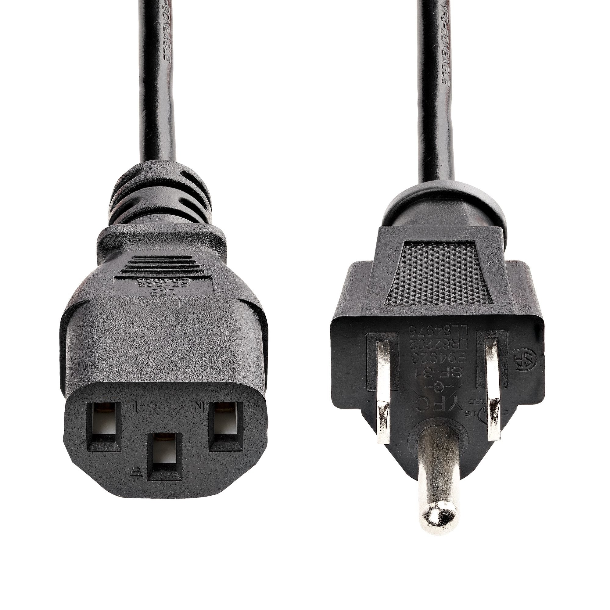 Cable De 1.8M Estándar De Alimentación Para Computadora - Nema5-15P A C13 - Cable Estándar De Poder Para Pc - Startech.Com Mod. Pxt101