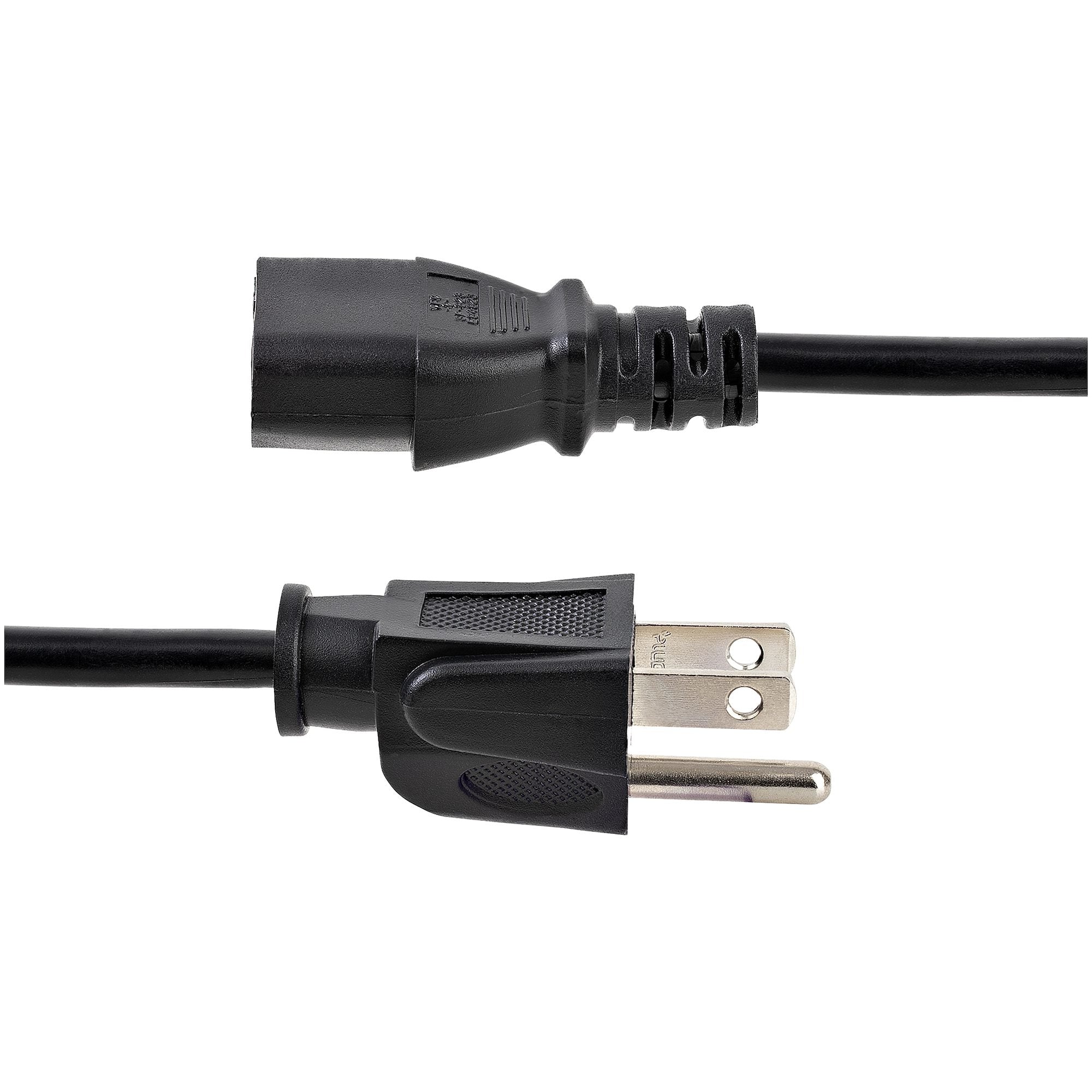 Cable De 1M  De Alimentacion De Servicio Pesado, Cable De Corriente Nema 5-15P A C13, 15A 125V, 14Awg, Ul - Startech.Com Mod. Pxt101143