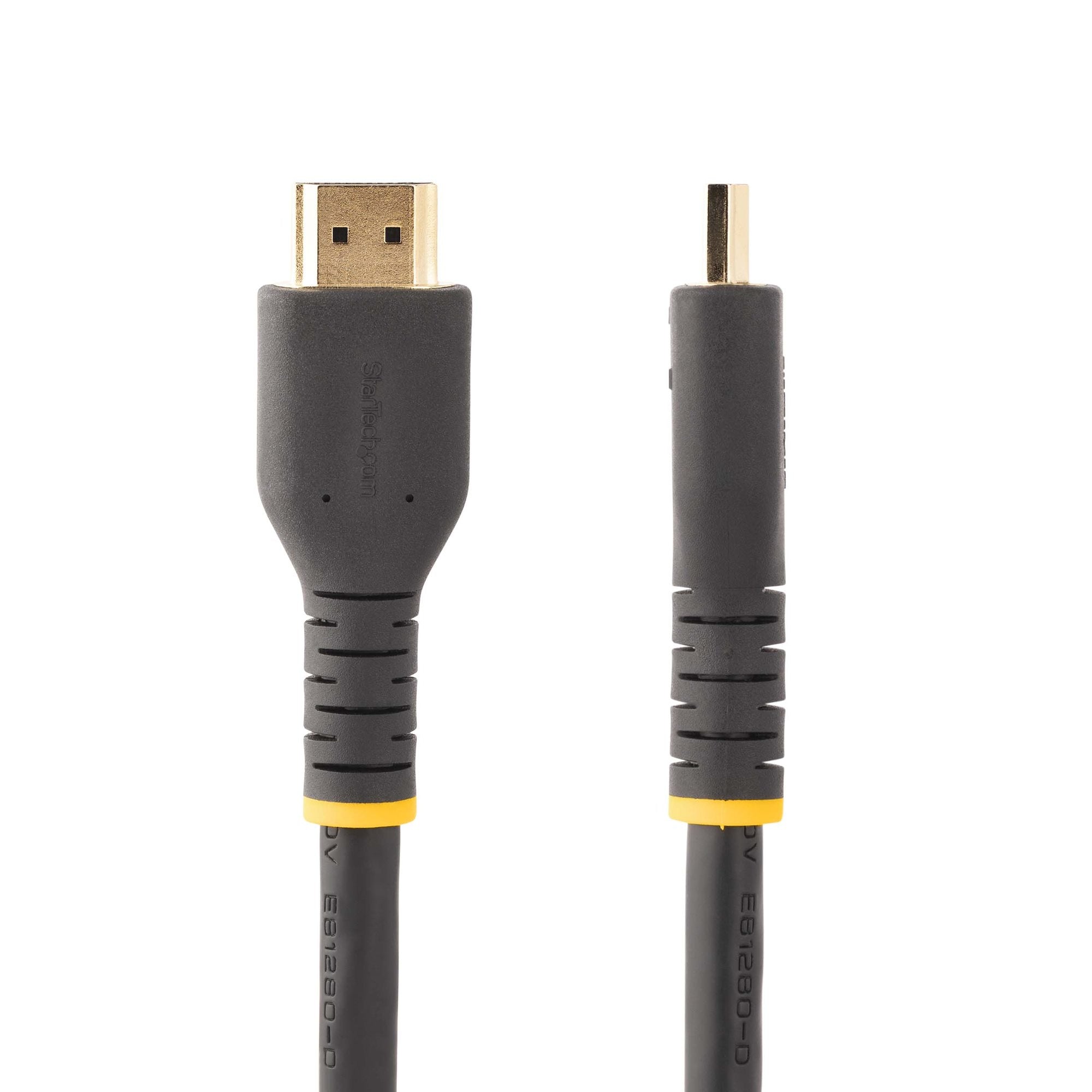 Cable Hdmi De 10M Activo - Hdmi 2.0 4K 60Hz Uhd - Resistente - Con Fibra De Aramida - Cable Hdmi De Alta Velocidad Con Ethernet - Startech.Com Mod. Rh2A-10M-Hdmi-Cable