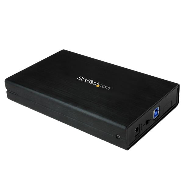 Gabinete Usb 3.0 Superspeed De Disco Duro Hdd Sata 3 Iii 6Gbps De 3.5 Pulgadas Externo Con Uasp - Aluminio Negro - Startech.Com Mod. S3510Bmu33