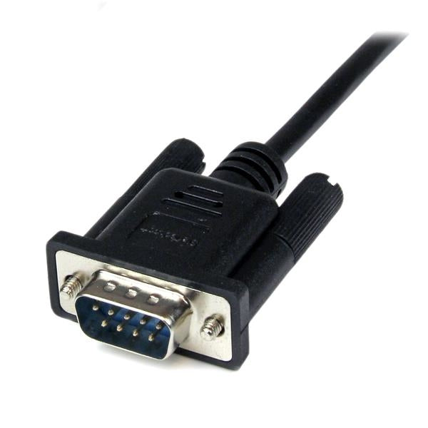 Cable 1M Módem Nulo Null Serial Db9 Hembra A Macho - Negro - Startech.Com Mod. Scnm9Fm1Mbk